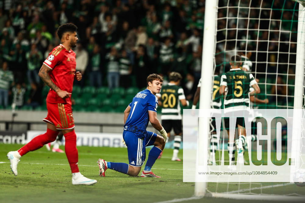 Sporting CP v LASK Linz. UEFA Champions League. Matchday 3. Lukas Junwirth of LASK Linz during the UEFA Champions League match between Sporting CP Portugal and LASK Linz played at Jose Alvalade Stadium on October 21, 2026 in Lisboa, Portugal. kpng