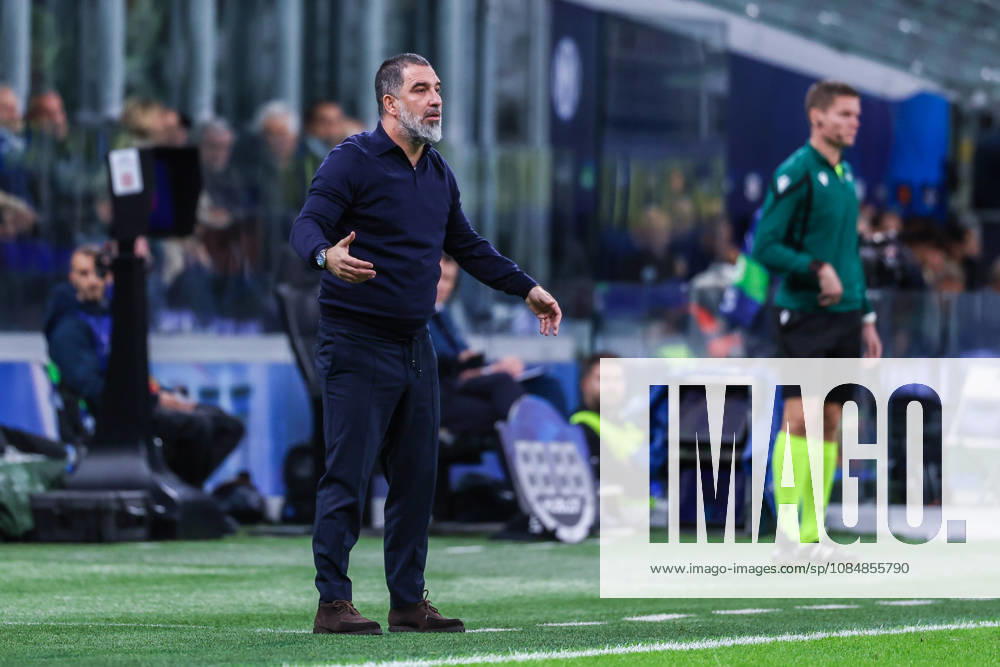 Arda Turan Head Coach of FC Shakhtar Donetsk gestures during UEFA Champions League 2026 27 League Phase - Matchday 3 football match between FC Internazionale and FC Shakhtar Donetsk. Italy