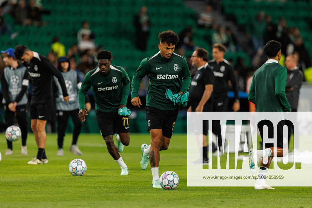 Luis Suarez seen in football match between Sporting CP and LASK in UEFA Champions League 2026 27 at Estadio Josà Alvalade, Lisboa, Portugal (Luis Loureiro Ball Raw Images PT) Lisboa Estadio Josà Alvalade Portugal