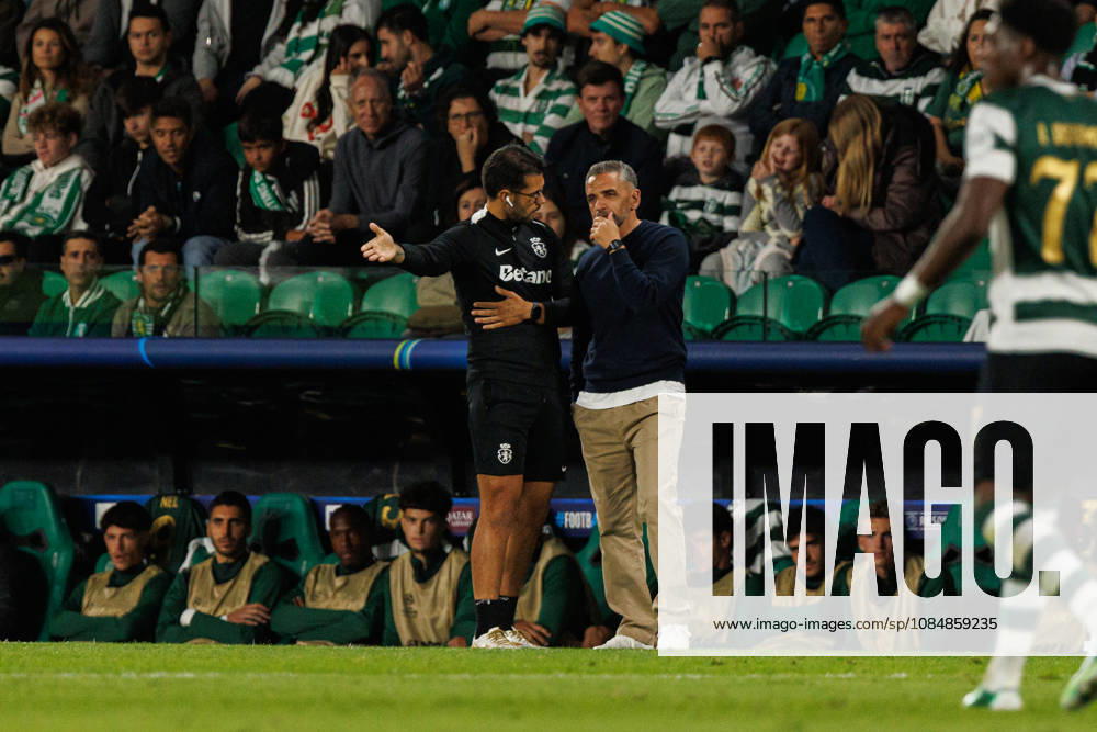 Rui Borges seen in football match between Sporting CP and LASK in UEFA Champions League 2026 27 at Estadio Josà Alvalade, Lisboa, Portugal (Luis Loureiro Ball Raw Images PT) Lisboa Estadio Josà Alvalade Portugal