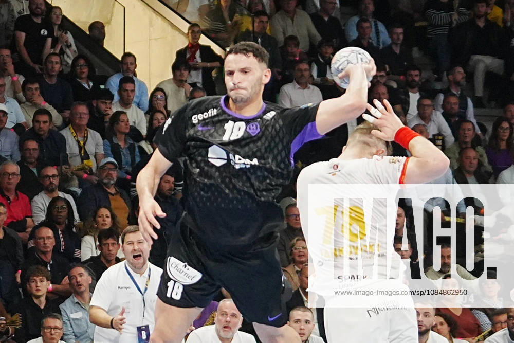 HANDBALL - CHAMPIONS LEAGUE - NANTES v VARDA SKOPJE - 21 10 2026 Nantes 21 Octobre 2026 18 Ayoub Abdi of HBC Nantesduring the EHF Champions League, handball match between HBC Nantes and Vardar Skopje on 21 October 2026 at H Arena in Nantes, France - Photo Laurent Lairys NantesFrance