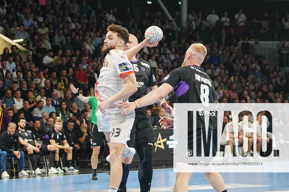 HANDBALL - CHAMPIONS LEAGUE - NANTES v VARDA SKOPJE - 21 10 2026 Nantes 21 Octobre 2026 93 Matteo Fadhuile of Varda Skopje during the EHF Champions League, handball match between HBC Nantes and Vardar Skopje on 21 October 2026 at H Arena in Nantes, France - Photo Laurent Lairys NantesFrance