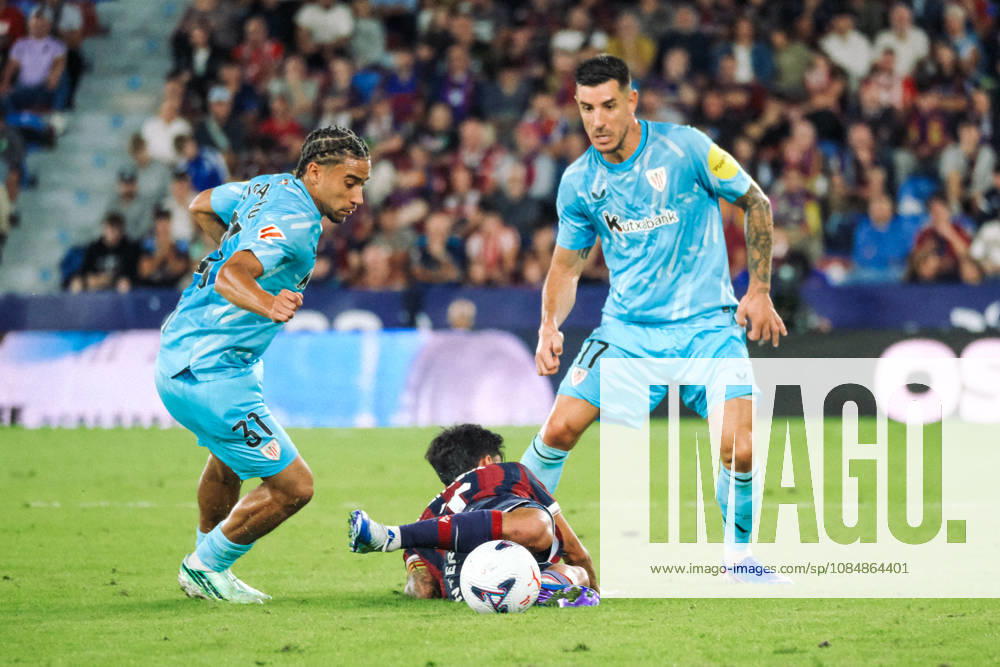 ESP LaLiga EA Sports UD Levante vs. Athletic Club Jon Ander Olasagasti of Levante during the LaLiga EA Sports match between UD Levante and Athletic Club Bilbao, played at the Ciudad de Valencia Stadium in Valencia on October 21, 2026, in Valencia, Spain. Soccer