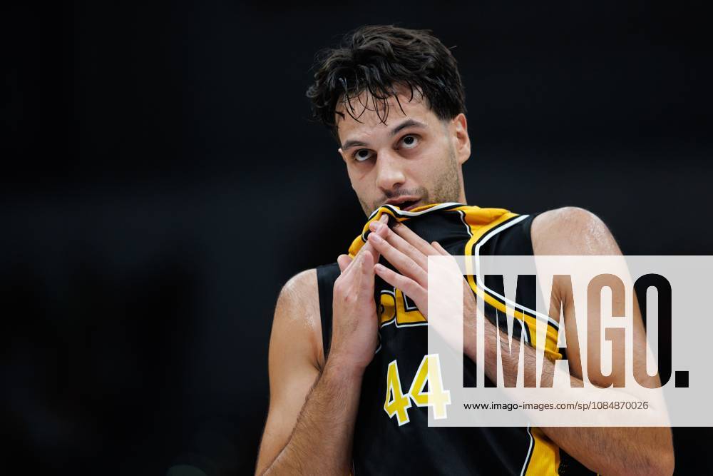Benedict Turudic, KK Croatia Split, grief, disappointment, emotions; Vet Concept Gladiators Trier vs. KK Split, basketball, FIBA Europe Cup, Matchday 3, 2026–2027 season, October 21, 2026 Vet Concept Gladiators Trier vs. KK Split, Basketball, FIBA Europe Cup, Matchday 3, 2026–2027 Season
