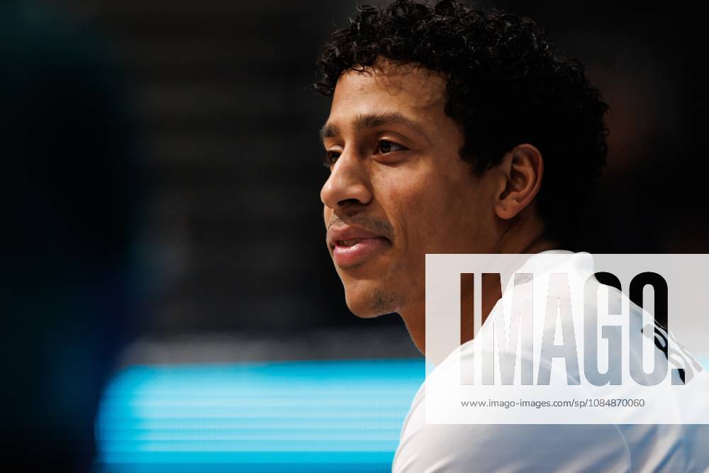 Eli Brooks Gladiators Trier, Emotions, Gesture, Body Language, Facial Expressions, Cutout, Portrait Vet Concept Gladiators Trier vs. KK Split, Basketball, FIBA Europe Cup, Matchday 3, 2026–2027 Season, October 21, 2026 Vet Concept Gladiators Trier vs. KK Split, Basketball, FIBA Europe Cup, Matchday 3, 2026–2027 Season