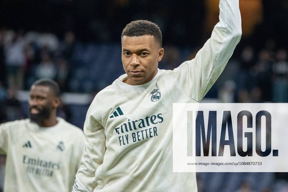 UEFA Champions League 2026 2027 (Half-time) Real Madrid and RB Leipzig in Madrid, Spain - 21 Oct 2026 Kylian Mbappé (Real Madrid) seen in action during the UEFA Champions League 2026 2027 match between Real Madrid and RB Leipzig Madrid Spain