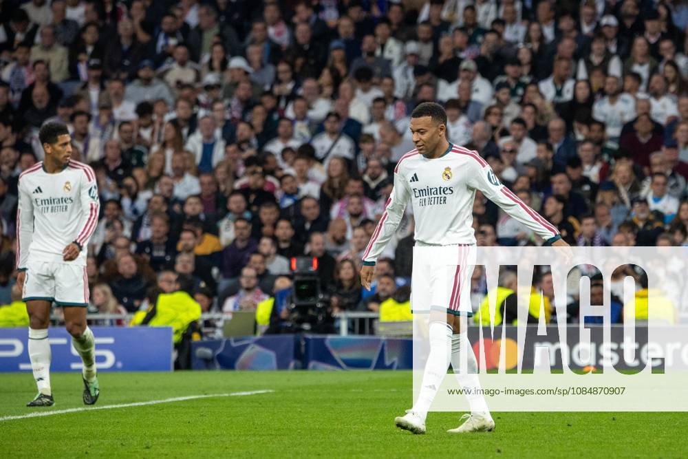 UEFA Champions League 2026 2027 (Match Finished) Real Madrid and RB Leipzig in Madrid, Spain - 21 Oct 2026 Kylian Mbappé (Real Madrid) seen in action during the UEFA Champions League 2026 2027 match between Real Madrid and RB Leipzig. Final score: Real Madrid 4-1 RB Leipzig. Real Madrid 4 -1 RB Leipzig Madrid Spain