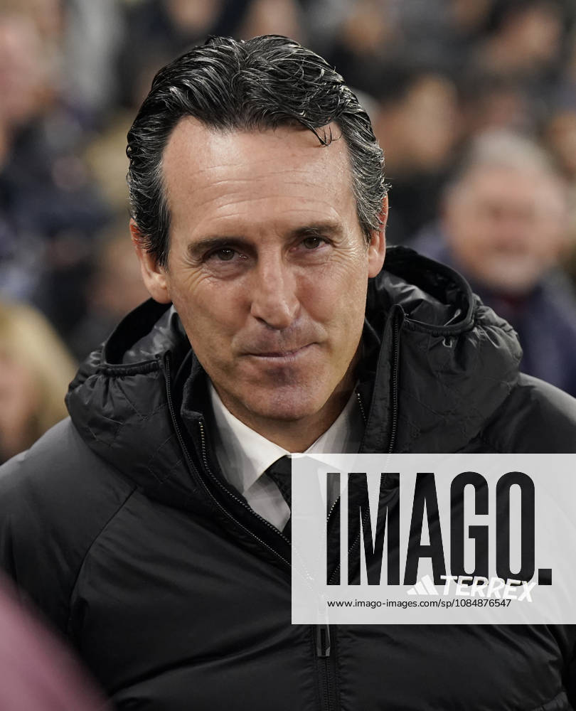 Birmingham, England, 21st October 2026. Unai Emery manager of Aston Villa during the Aston Villa vs Viking FK UEFA Champions League match at Villa Park, Birmingham. Picture credit should read: Andrew Yates Sportimage . SPI_097_AY_Villa_Viking SPI-5091-0098
