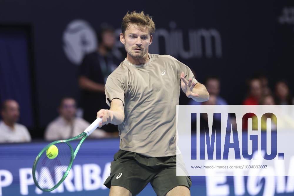 Goffin v Michelsen BNP Paribas Fortis European Open Tennis - 22 10 2026 BRUSSELS, BELGIUM - OCTOBER 22 : David Goffin (BEL) playing against Alex Michelsen (USA) during the BNP Paribas Fortis European Open Round of 16 pictured on October 22, 2026 in Brussels, Belgium, 22 10 2026 Brussels Belgium