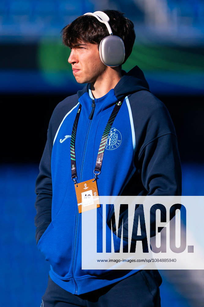 SOCCER - UEFA Conference League - Getafe CF vs. Lugano Photo by IPA ABACAPRESS.COM90037189 - MADRID, SPAIN - OCTOBER 21: Mario Martin of Getafe CF prior to the UEFA Conference League 2026 27 Group Stage Matchday 2 game between Getafe CF and FC Lugano at Coliseum Stadium on October 22, 2026, in Getafe, Spain. (Tomas Garrido TGB Photo during the Getafe CF vs. Lugano UEFA Conference League soccer match in Getafe, Spain, on October 22, 2026 Getafe Spain