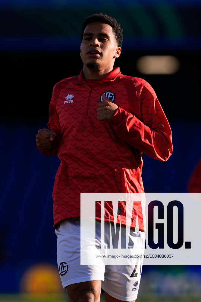 Yanis Cimignani of FC Lugano warms up during the UEFA Conference League 2026 27 League Phase MD2 football match between Getafe CF and FC Lugano at Coliseum de Getafe stadium on October 22, 2026, in Getafe, Spain. Getafe Spain - ZUMAa181 20261022_zaa_a181_008