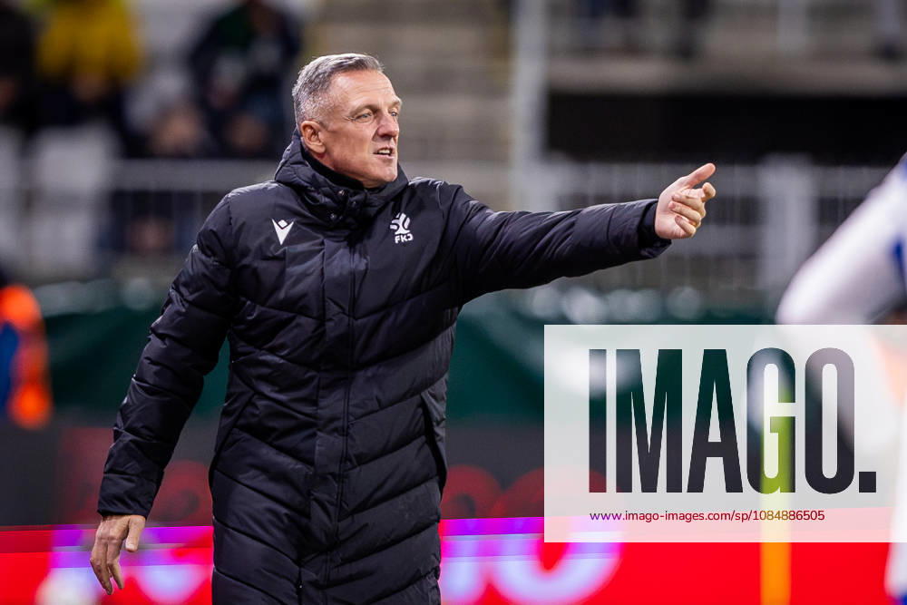 JABLONEC - BRIGHTON Head coach of Jablonec Lubos Kozel during the matchday 2 of League phase round of UEFA Conference league football match between FK Jablonec and Brighton and Hove Albion at Stadion Strelnice. Jablonec nad Nisou, Czechia, October 22, 2026. Photo by Branislav Racko