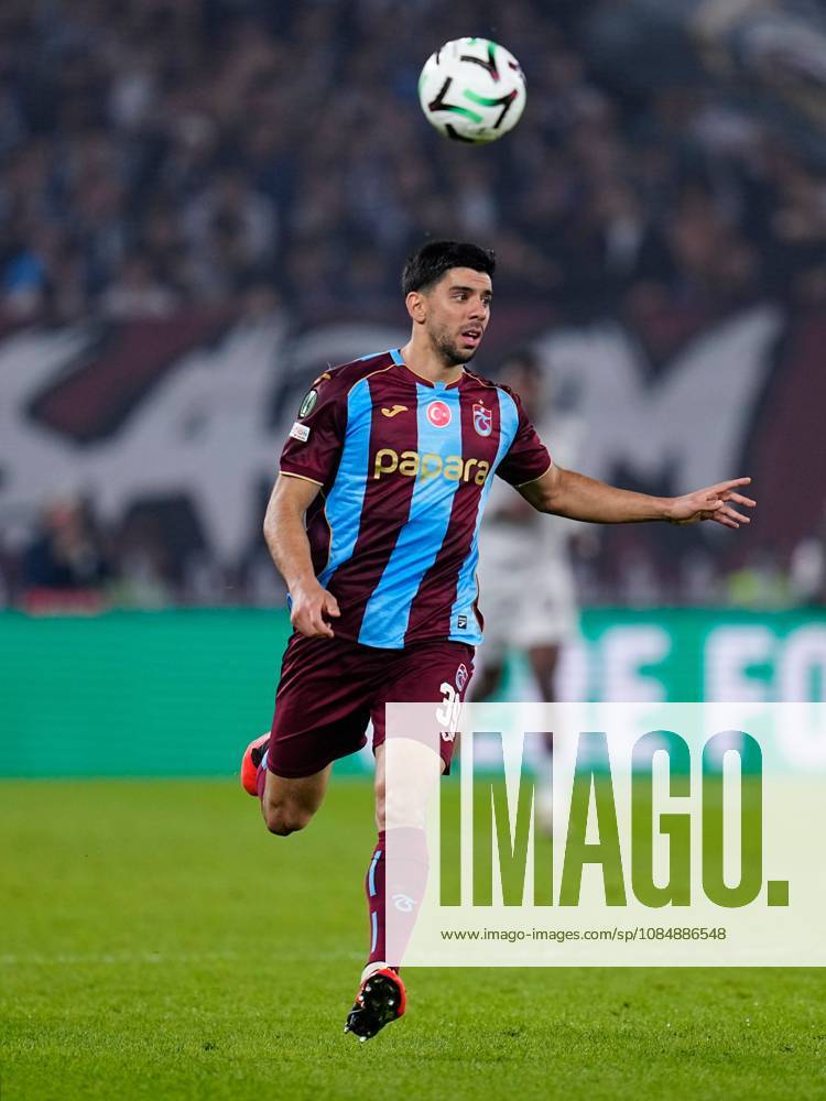 Cenk Ozkacar of Trabzonspor in action. Trabzonspor v Heart of Midlothian, UEFA Conference League, Football, Papara Park, Trabzon, Turkey - 22 Oct 2026Trabzon Papara Park Turkey