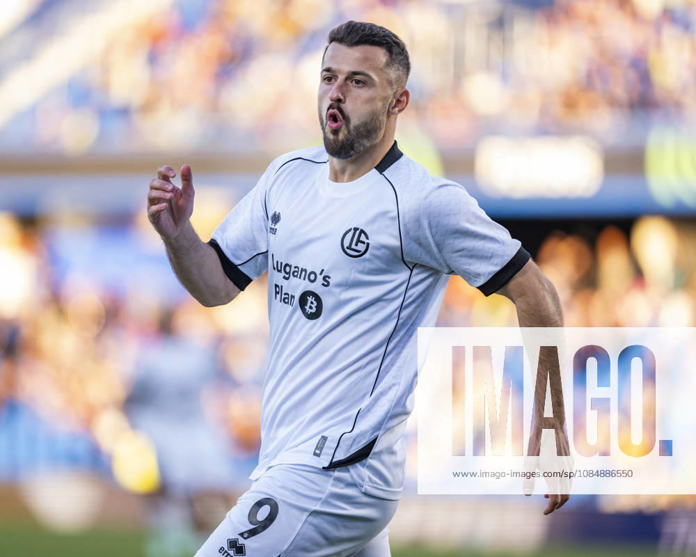 Getafe CF v FC Lugano - UEFA Conference League 2026 27 League Phase MD2 GETAFE, SPAIN - OCTOBER 22: Albian Ajeti of FC Lugano celebrates his goal during the UEFA Conference League 2026 27 League Phase MD2 match between Getafe CF and FC Lugano at Estadio Coliseum on October 22, 2026 in Getafe, Spain. Madrid Estadio Coliseum Madrid Spain