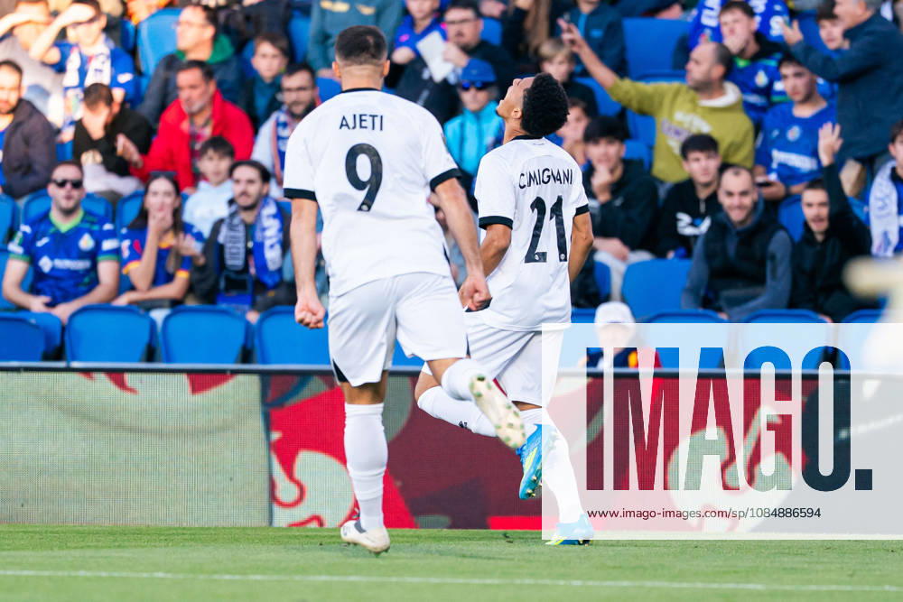 SOCCER - UEFA Conference League - Getafe CF vs. Lugano Photo by IPA ABACAPRESS.COM90038349 - MADRID, SPAIN - OCTOBER 21: Yanis Cimignani of FC Lugano celebrates a goal during the UEFA Champions League 2026 27 Group Stage Matchday 3 match between Real Madrid CF and RB Leipzig at Santiago Bernabéu Stadium on October 21, 2026, in Madrid, Spain. (Tomas Garrido TGB Photo during the Getafe CF vs. Lugano UEFA Conference League soccer match in Getafe, Spain, on October 22, 2026 Getafe Spain
