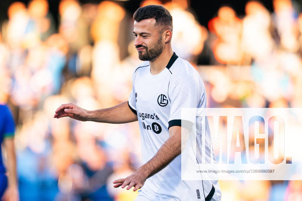 SOCCER - UEFA Conference League - Getafe CF vs. Lugano Photo by IPA ABACAPRESS.COM90038348 - MADRID, SPAIN - OCTOBER 21: Albian Ajeti of FC Lugano celebrates a goal during the UEFA Champions League 2026 27 Group Stage Matchday 3 match between Real Madrid CF and RB Leipzig at Santiago Bernabéu Stadium on October 21, 2026, in Madrid, Spain. (Tomas Garrido TGB Photo during the Getafe CF vs. Lugano UEFA Conference League soccer match in Getafe, Spain, on October 22, 2026 Getafe Spain