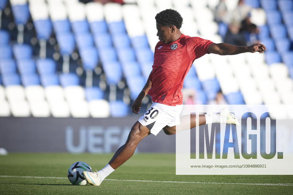 RAYO VALLECANO v FC LUGANO. UEFA EUROPA CONFERENCE LEAGUE 2026 2027. MATCHDAY 2. FC Lugano s Dereck Moncada during UEFA Europa Conference League 2026 2027, Matchday 2. October 22, 2026. (ALTERPHOTOS Jorge Ropero) GetafeSpain