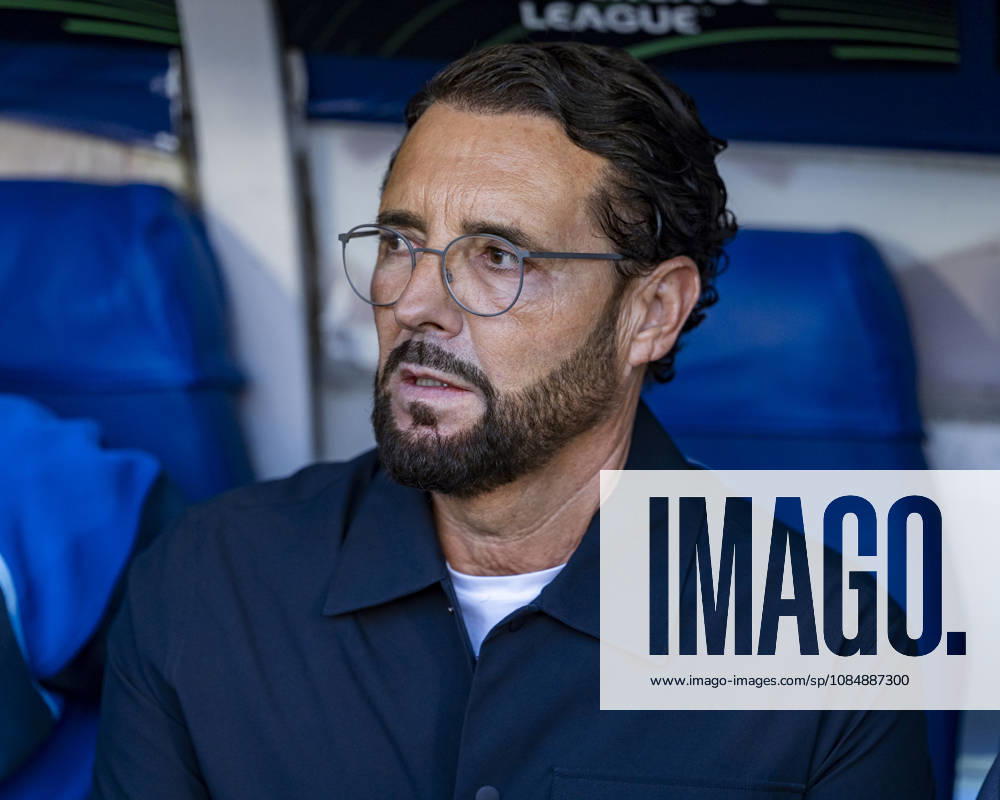 Getafe CF v FC Lugano - UEFA Conference League 2026 27 League Phase MD2 GETAFE, SPAIN - OCTOBER 22: Jose Bordalas, head coach of Getafe CF, sits on the bench prior to the UEFA Conference League 2026 27 League Phase MD2 match between Getafe CF and FC Lugano at Estadio Coliseum on October 22, 2026 in Getafe, Spain. Madrid Estadio Coliseum Madrid Spain