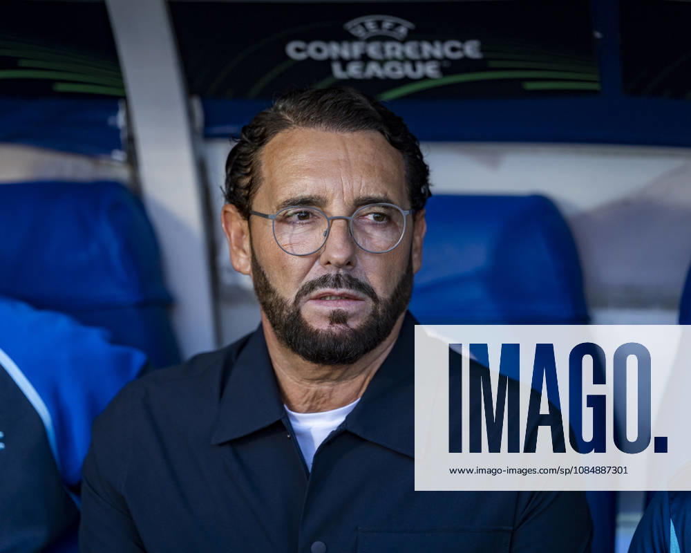 Getafe CF v FC Lugano - UEFA Conference League 2026 27 League Phase MD2 GETAFE, SPAIN - OCTOBER 22: Jose Bordalas, head coach of Getafe CF, sits on the bench prior to the UEFA Conference League 2026 27 League Phase MD2 match between Getafe CF and FC Lugano at Estadio Coliseum on October 22, 2026 in Getafe, Spain. Madrid Estadio Coliseum Madrid Spain