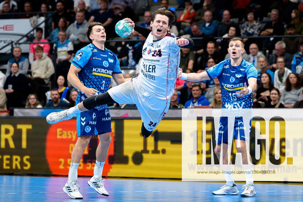 Stuttgart HBL 26 27 TVB Stuttgart SG BBM Bietigheim Maxim Orlov Bietigheim Stuttgart Porsche Arena Baden-Württemberg Germany