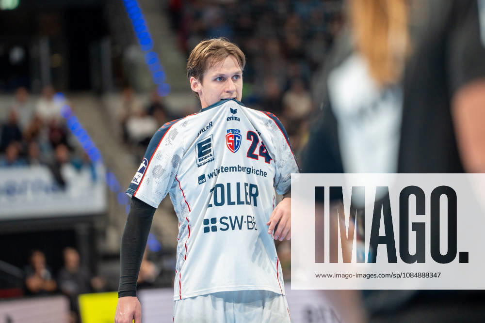 Handball I Men I 2026–2027 Season I Bundesliga I Matchday 10 I TVB Stuttgart vs. SG BBM Bietigheim I October 22, 2026 Maxim Orlov 24, SG BBM Bietigheim Stuttgart Porsche Arena Baden-Württemberg Germany