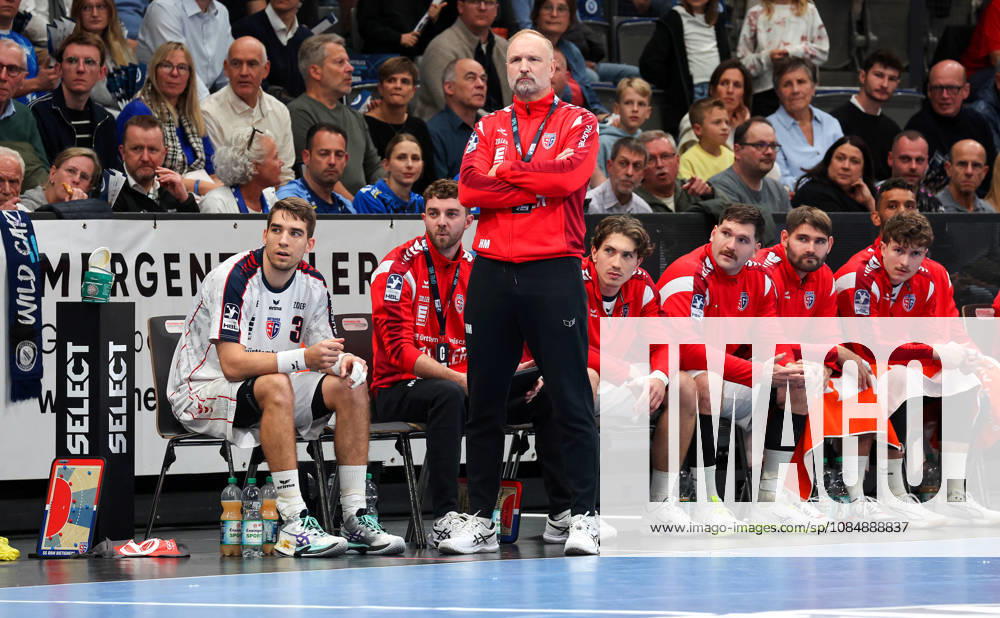Germany, Stuttgart, Opel HBL, 2026–2027 Bundesliga, TVB Stuttgart vs. SG BBM Bietigheim, BBM Coach Hartmut Mayerhoffer