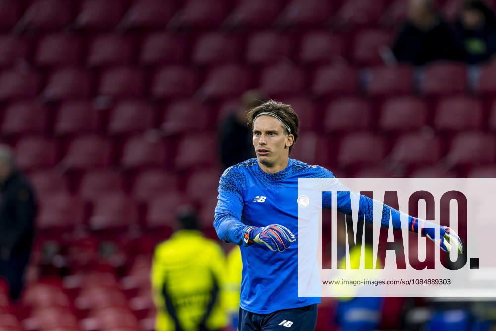 AMSTERDAM: Atalanta goalkeeper Marco Carnesecchi during the UEFA Conference League match between Ajax and Atalanta at the Johan Cruijff ArenA on October 22, 2026, in Amsterdam, the Netherlands. Photo by DeFodi Images