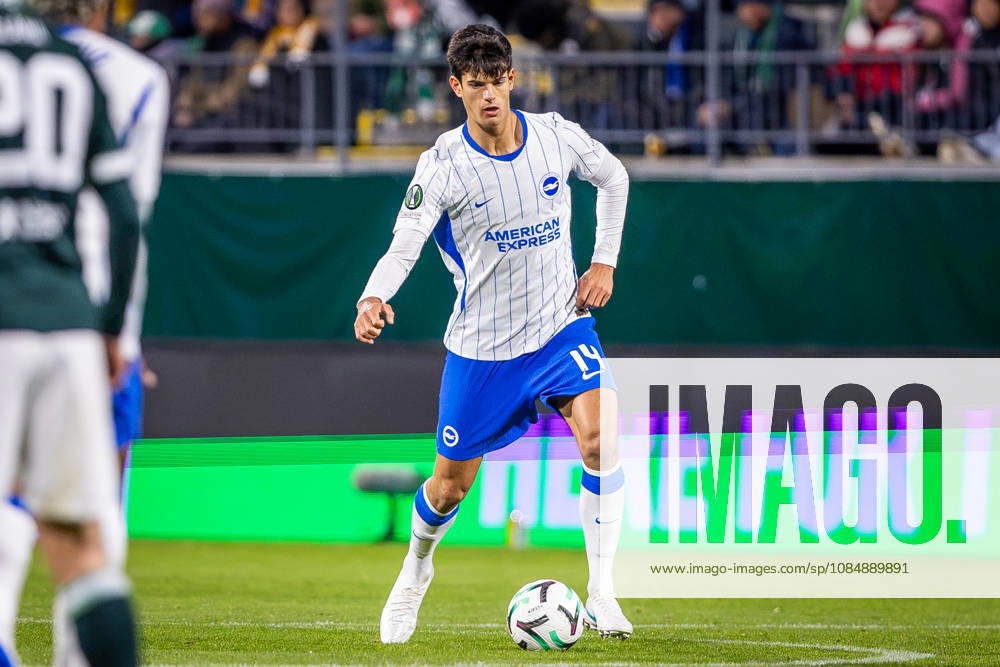 JABLONEC - BRIGHTON Chema Andres of Brighton during the matchday 2 of League phase round of UEFA Conference league football match between FK Jablonec and Brighton and Hove Albion at Stadion Strelnice. Jablonec nad Nisou, Czechia, October 22, 2026. Photo by Branislav Racko