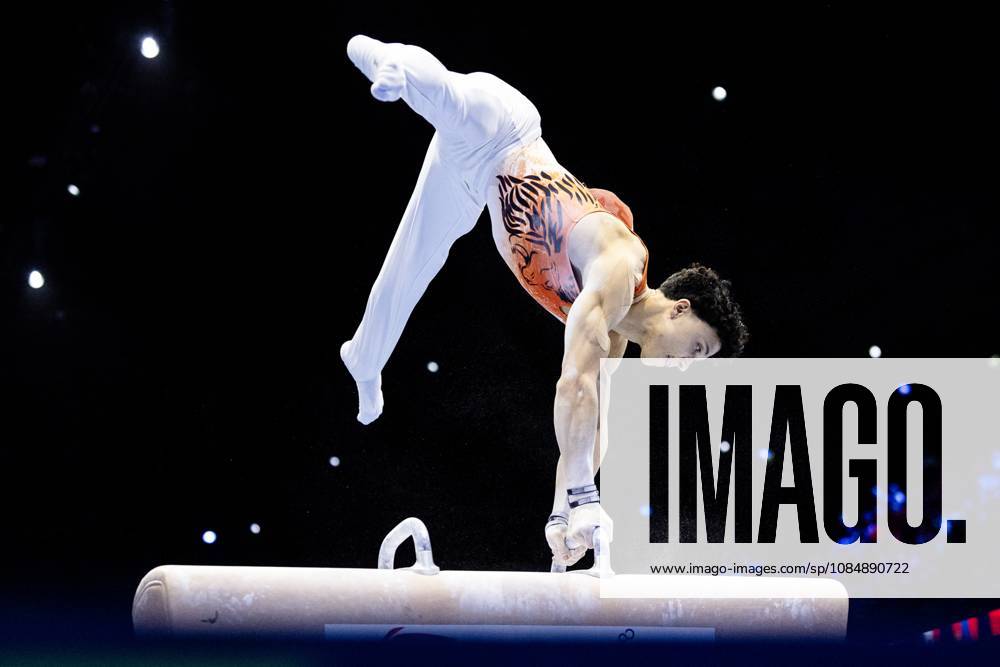ROTTERDAM - Jermain Gruenberg (NED) during the All-Around final at the World Gymnastics Championships in Rotterdam Ahoy. IRIS VAN DEN BROEK ANP ANPxSportx IVx 573291143 originalFilename: 573291143