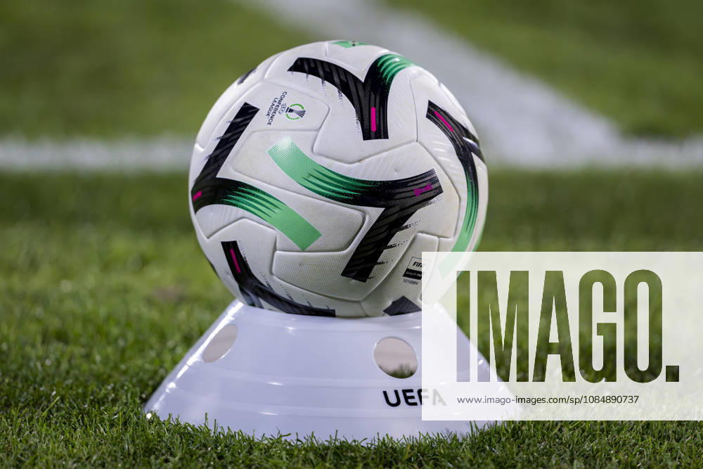 Getafe CF v FC Lugano - UEFA Conference League 2026 27 League Phase MD2 GETAFE, SPAIN - OCTOBER 22: The official ball of the match is seen during the UEFA Conference League 2026 27 League Phase MD2 match between Getafe CF and FC Lugano at Estadio Coliseum on October 22, 2026 in Getafe, Spain. Madrid Estadio Coliseum Madrid Spain