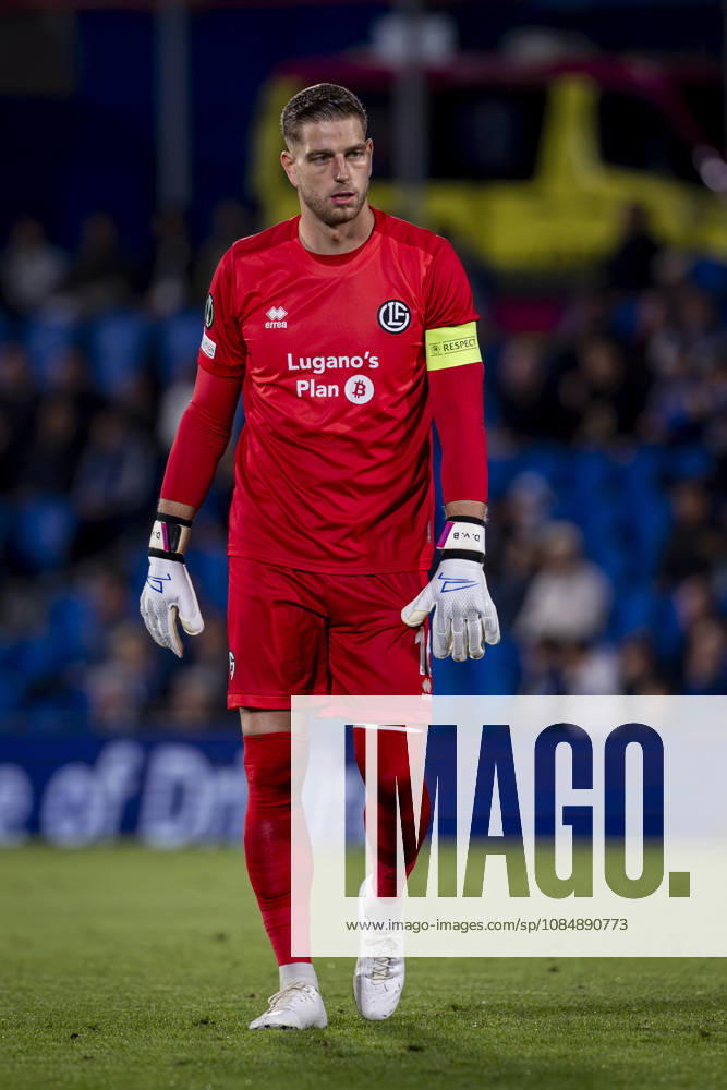 Getafe CF v FC Lugano - UEFA Conference League 2026 27 League Phase MD2 GETAFE, SPAIN - OCTOBER 22: David von Ballmoos of FC Lugano is seen during the UEFA Conference League 2026 27 League Phase MD2 match between Getafe CF and FC Lugano at Estadio Coliseum on October 22, 2026 in Getafe, Spain. Madrid Estadio Coliseum Madrid Spain