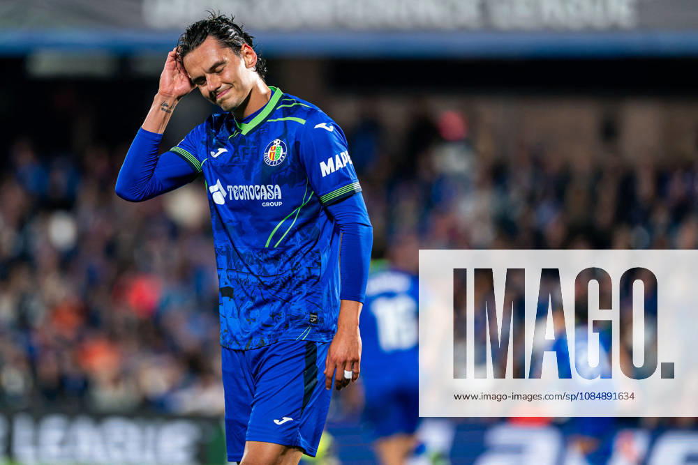 SOCCER - UEFA Conference League - Getafe CF vs. Lugano Photo by IPA ABACAPRESS.COM90041377 - MADRID, SPAIN - OCTOBER 21: Enes Unal of Getafe CF reacts during the 2026 27 UEFA Champions League Group Stage Matchday 3 game between Real Madrid CF and RB Leipzig at Santiago Bernabéu Stadium on October 21, 2026, in Madrid, Spain. (Tomas Garrido TGB Photo during the Getafe CF vs. Lugano UEFA Conference League soccer match in Getafe, Spain, on October 22, 2026 Getafe Spain