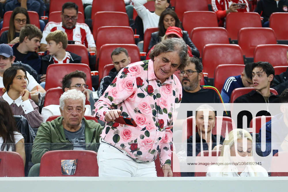 Olympiacos F.C. v AC Sparta Prague UEFA Europa League Olympiacos F.C. supporter in a colorful shirt during the UEFA Europa League match at Karaiskakis Stadium, Piraeus 22 10 2026 UK Newspapers OUT