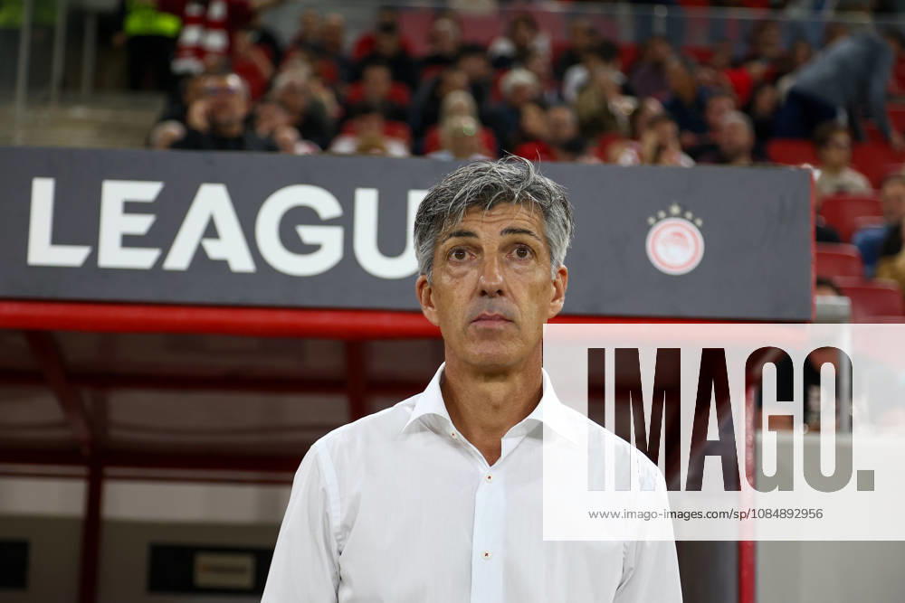 Olympiacos F.C. v AC Sparta Prague UEFA Europa League Imanol Alguacil Manager of Olympiacos F.C. during the UEFA Europa League match at Karaiskakis Stadium, Piraeus 22 10 2026 UK Newspapers OUT