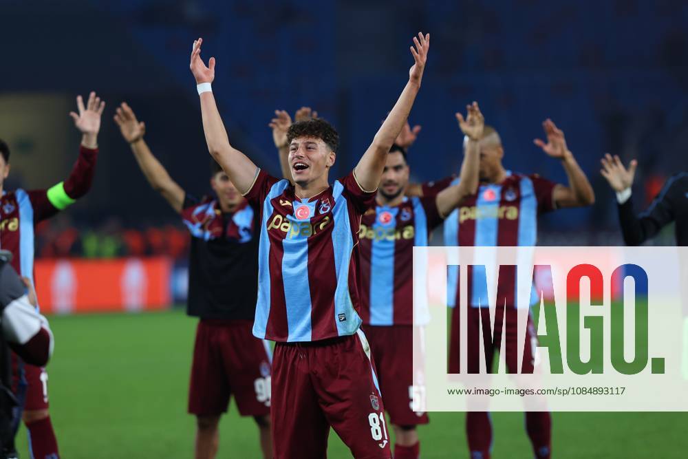 Trabzonspor v Hearts - UEFA Conference League TRABZON, TURKIYE - OCTOBER 22: Players of Trabzonspor celebrate the victory after UEFA Conference League week 2 football match between Trabzonspor and Hearts at Papara Park in Trabzon, Turkiye on October 22, 2026. Hasan Tascan Anadolu Trabzon Turkey. Editorial use only. Please get in touch for any other usage.