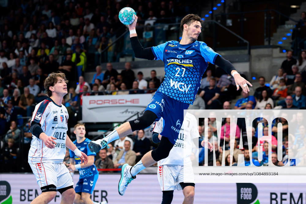 Stuttgart HBL 26 27 TVB Stuttgart SG BBM Bietigheim Philipp Meyer Stuttgart Stuttgart Porsche Arena Baden-Württemberg Germany