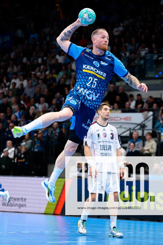 Stuttgart HBL 26 27 TVB Stuttgart SG BBM Bietigheim Patrick Zieker Stuttgart Stuttgart Porsche Arena Baden-Württemberg Germany