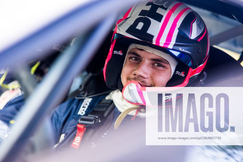 AUTO - CRITERIUM DES CEVENNES 2026 MONTAGNE Tom, DELFORGE Aurélien, Peugeot 208 FR6, PH Minerva Dec87, portrait during the Critérium des Cévennes 2026, 8th round of the Championnat de France des Rallyes 2026, from October 23 to 24, 2026 in Brissac, France - BrissacFrance