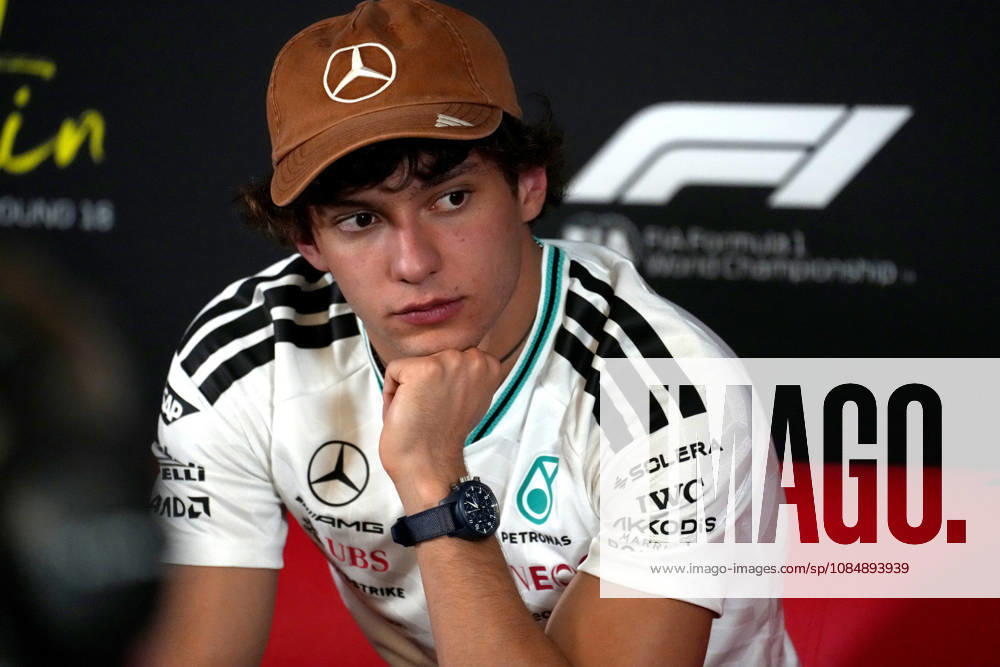Circuit of The Americas, Austin, 2026 FORMULA 1 MSC CRUISES UNITED STATES GRAND PRIX, pictured: Andrea Kimi Antonelli (ITA), Mercedes AMG Petronas Formula One Team. Photo by Hasan Bratic, DeFodi Images