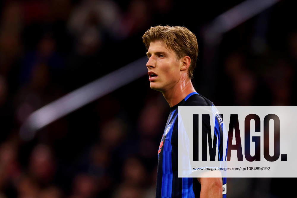 Thomas Kristensen of Atalanta BC looks on during the UEFA Conference League 2026 27 League Phase MD2 match between AFC Ajax and Atalanta BC at Johan Cruijff ArenA on October 22, 2026 in Amsterdam, Netherlands.