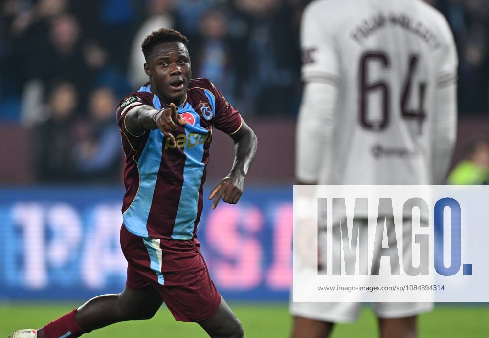 Trabzonspor v Hearts - UEFA Conference League TRABZON, TURKIYE - OCTOBER 22: Franculino of Trabzonspor celebrates after a goal during UEFA Conference League week 2 football match between Trabzonspor and Hearts at Papara Park in Trabzon, Turkiye on October 22, 2026. Hakan Burak Altunoz Anadolu Trabzon Turkey. Editorial use only. Please get in touch for any other usage.