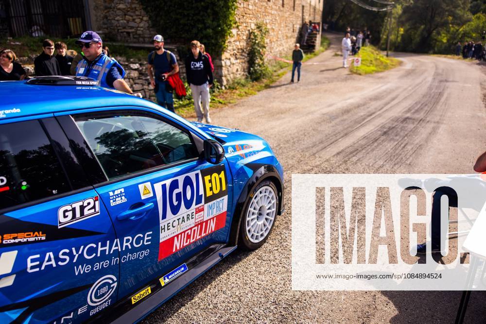 AUTO - CRITERIUM DES CEVENNES 2026 e1 RABILLOUD Melvin, MAHINC Enzo, Alpine A290 Rallye, ambiance during the Critérium des Cévennes 2026, 8th round of the Championnat de France des Rallyes 2026, from October 23 to 24, 2026 in Brissac, France - BrissacFrance