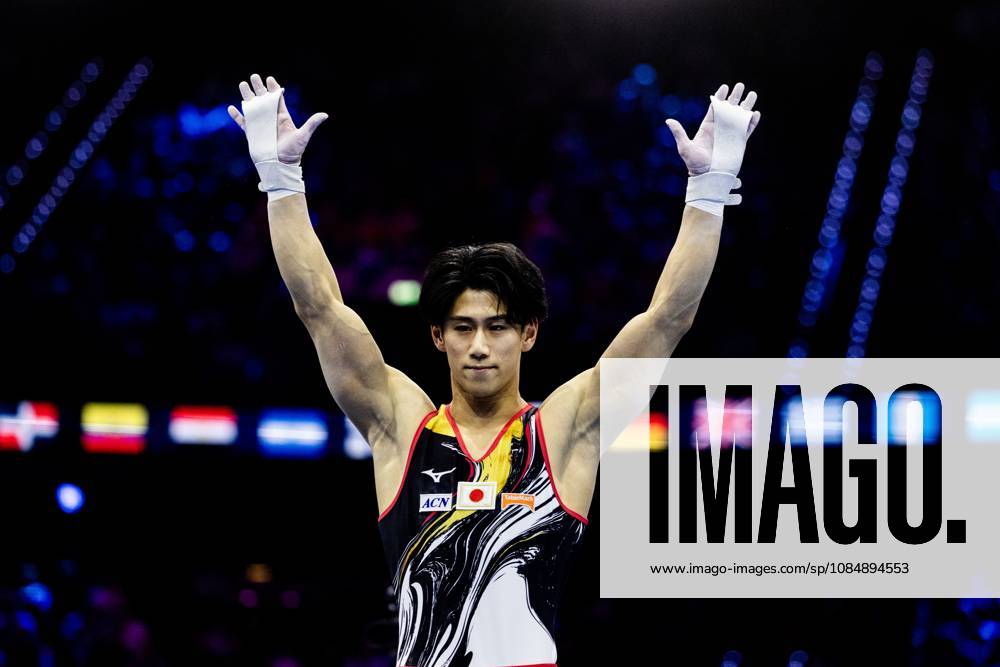 ROTTERDAM - Daiki Hashimoto (JPN) reacts after the All-Around final at the World Gymnastics Championships in Rotterdam Ahoy. IRIS VAN DEN BROEK ANP ANPxSportx IVx 573296027 originalFilename: 573296027