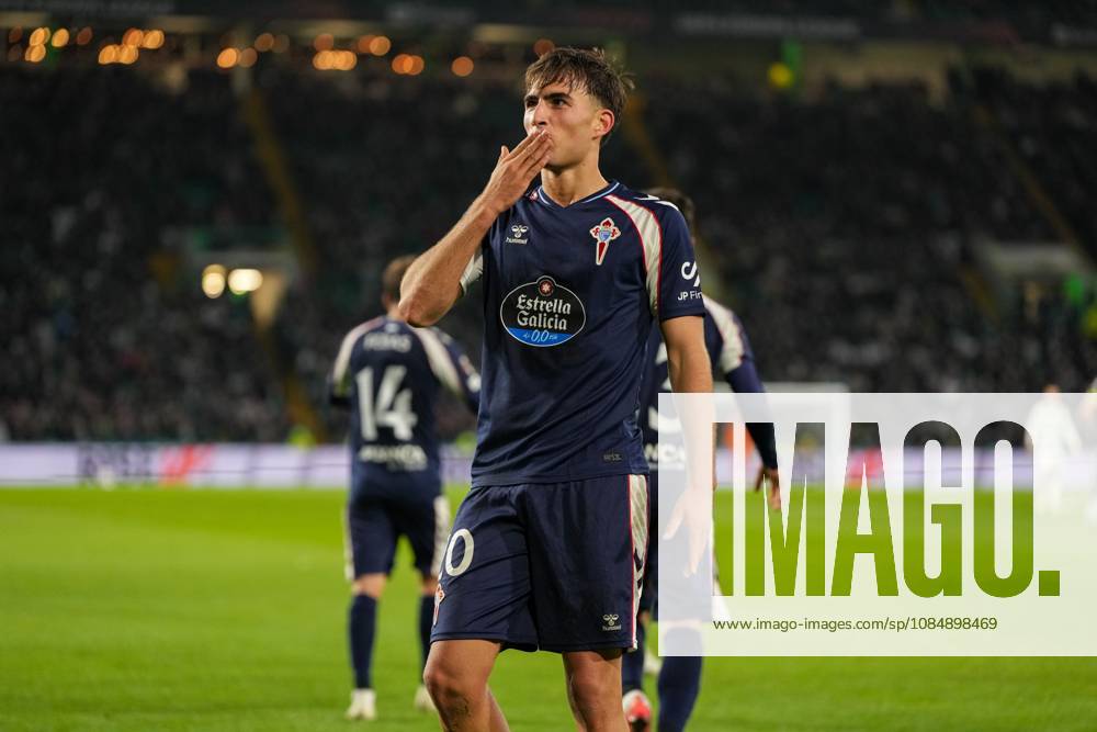 Javi Rodriguez of Celta Vigo celebrates scoring to give Celta Vigo a 1-2 lead Celtic v Celta Vigo, UEFA Europa League, Football, Celtic Park, Glasgow, Scotland, UK - 22 Oct 2026Glasgow Celtic Park Scotland United Kingdom