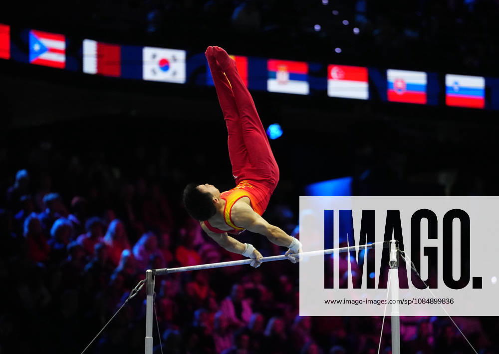 Yang Haonan of China during the artistic gymnastics competition on Day 6 of the World Championships at Ahoy in Rotterdam, Netherlands, on October 22, 2026. DeFodi Images