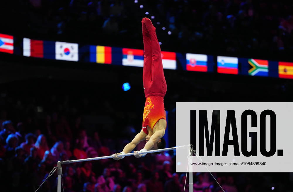 Yang Haonan of China during the artistic gymnastics competition on Day 6 of the World Championships at Ahoy in Rotterdam, Netherlands, on October 22, 2026. DeFodi Images