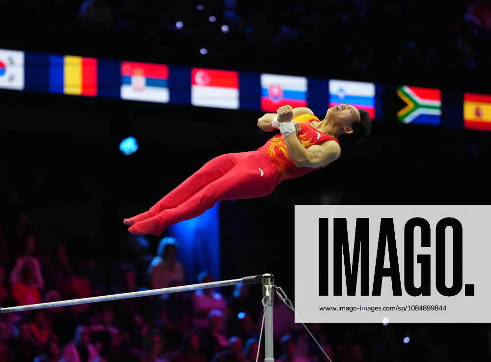 Yang Haonan of China during the artistic gymnastics competition on Day 6 of the World Championships at Ahoy in Rotterdam, Netherlands, on October 22, 2026. DeFodi Images