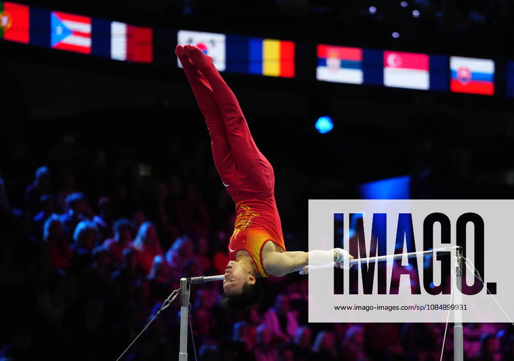 Yang Haonan of China during the artistic gymnastics competition on Day 6 of the World Championships at Ahoy in Rotterdam, Netherlands, on October 22, 2026. DeFodi Images