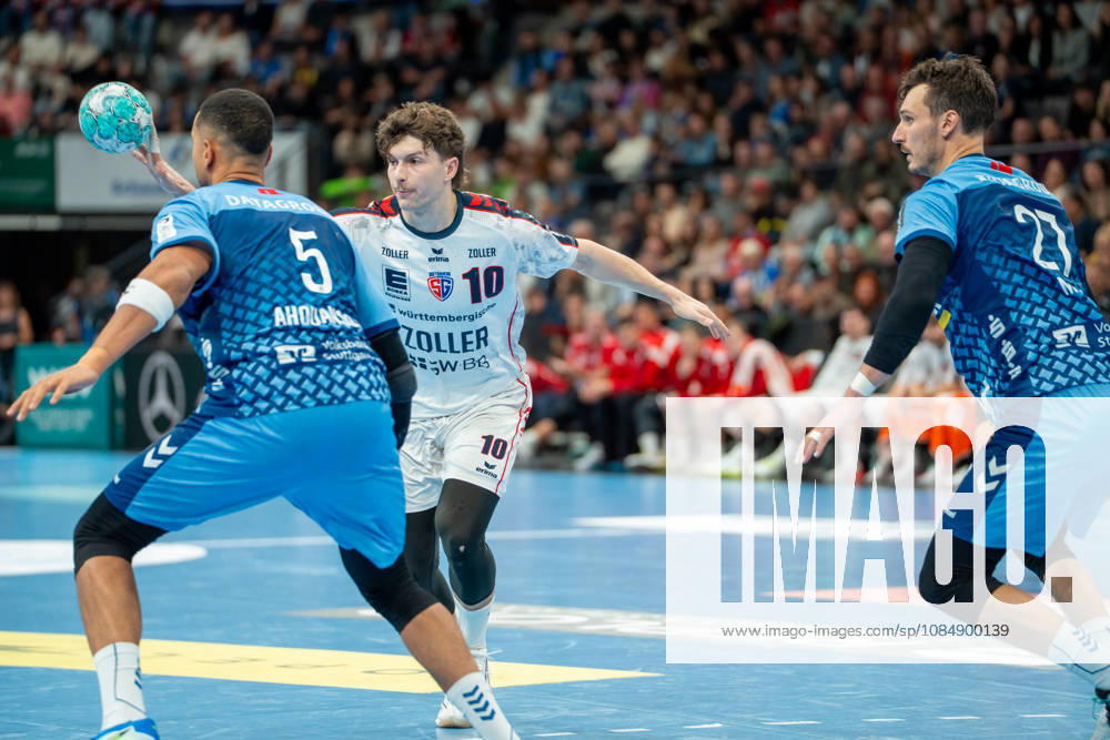 Handball I Men I 2026–2027 Season I Bundesliga I Matchday 10 I TVB Stuttgart vs. SG BBM Bietigheim I October 22, 2026 Jonas Josef 10, SG BBM Bietigheim Stuttgart Porsche Arena Baden-Württemberg Germany