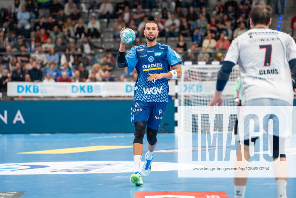 Handball I Men I 2026–2027 Season I Bundesliga I Matchday 10 I TVB Stuttgart vs. SG BBM Bietigheim I October 22, 2026 Philipp Ahouansou 5, TVB Stuttgart, Stuttgart Porsche Arena, Baden-Württemberg, Germany